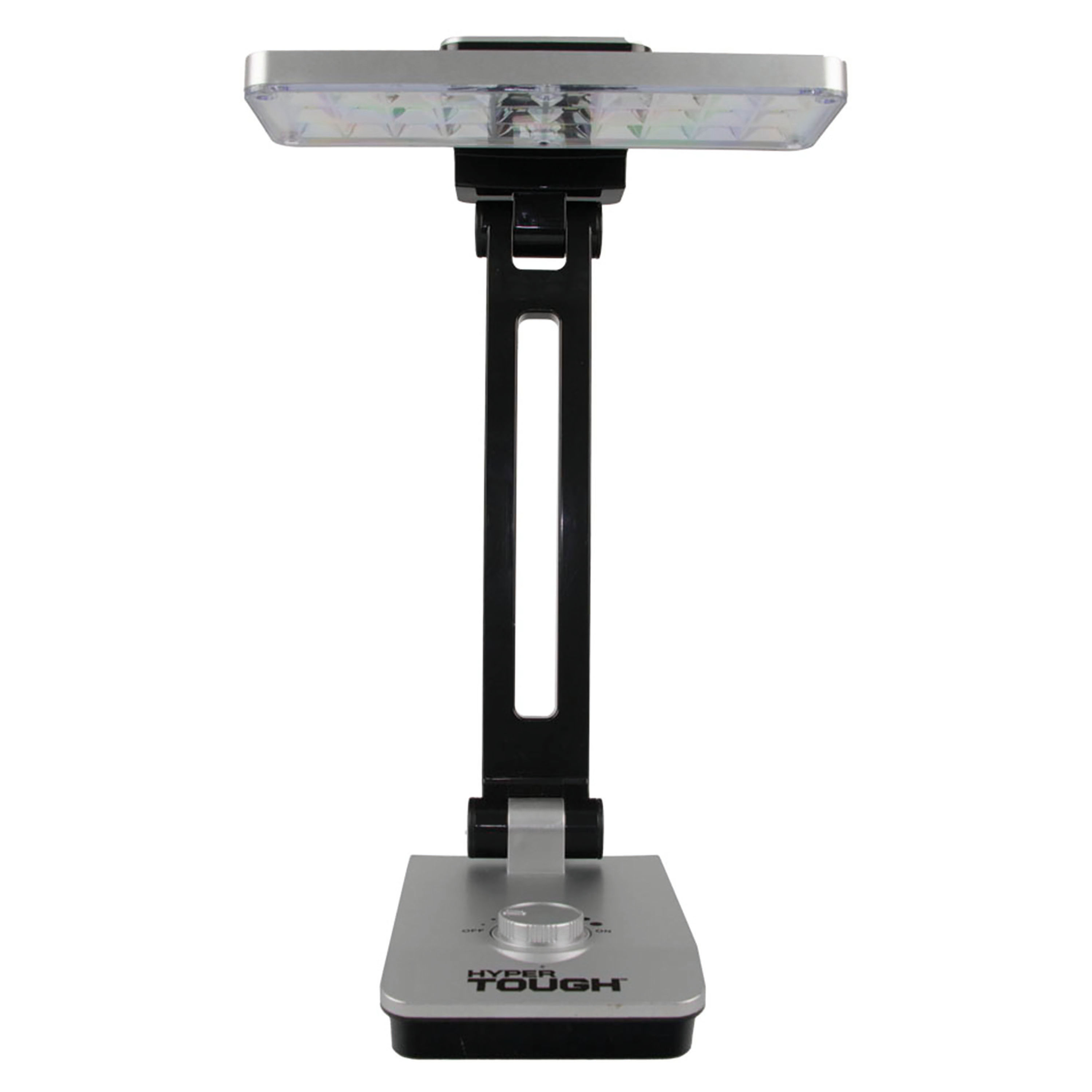 Lampara De Mesa Hyper Tought Recargable Gris Con Negro