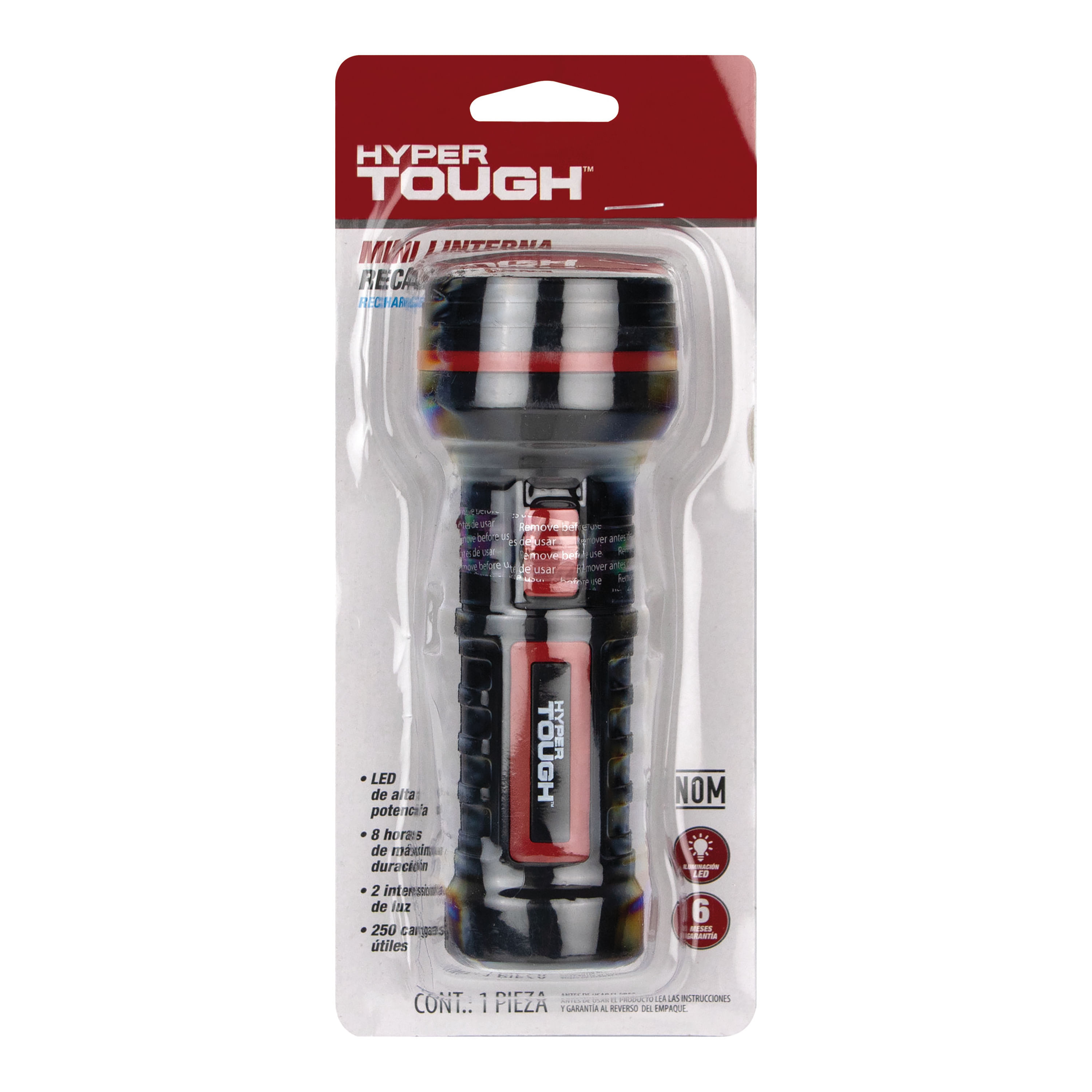 Linterna Hyper Tought Mini Recargable Led De 5 Watts