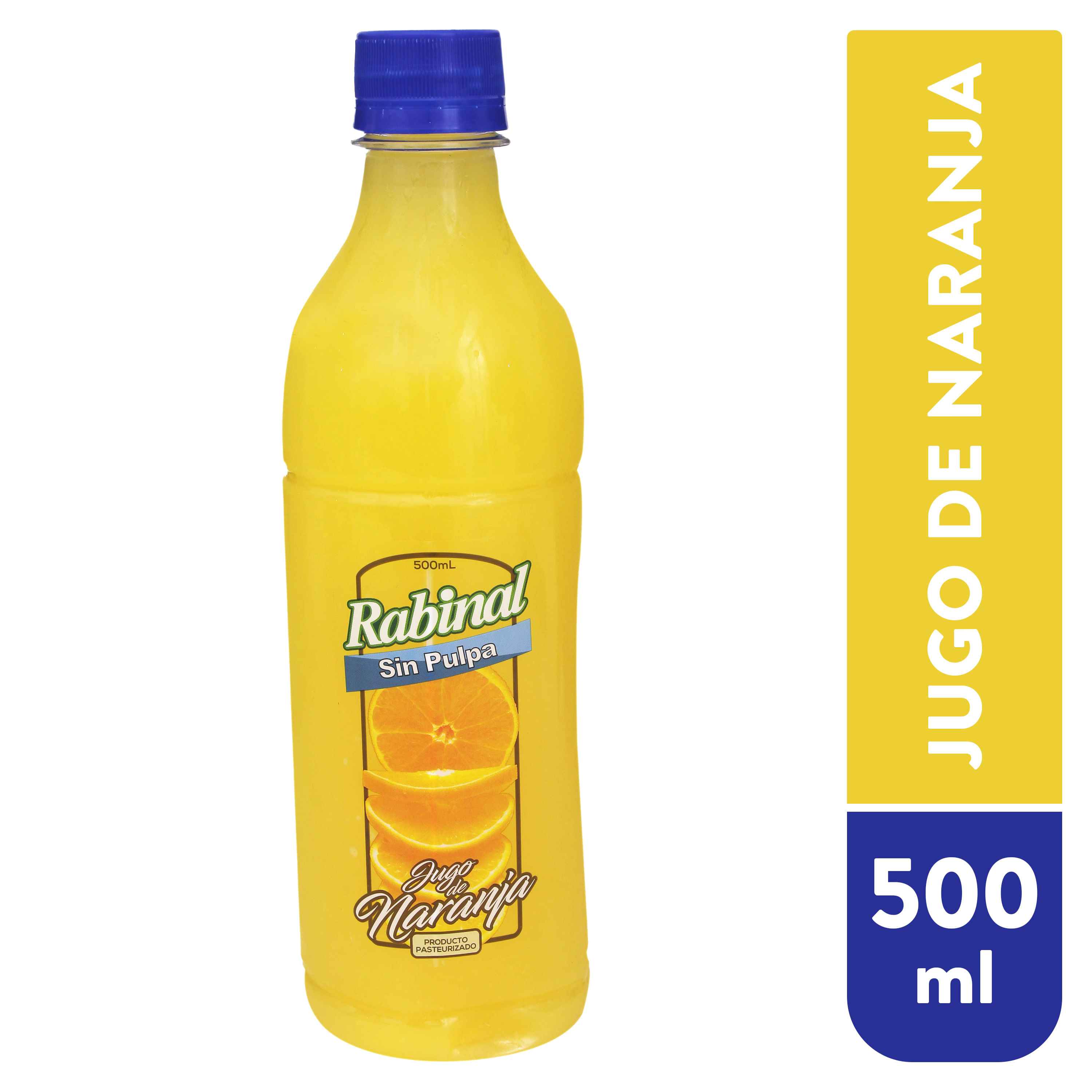 Bebida Rabinal de naranja sin pulpa - 500 ml