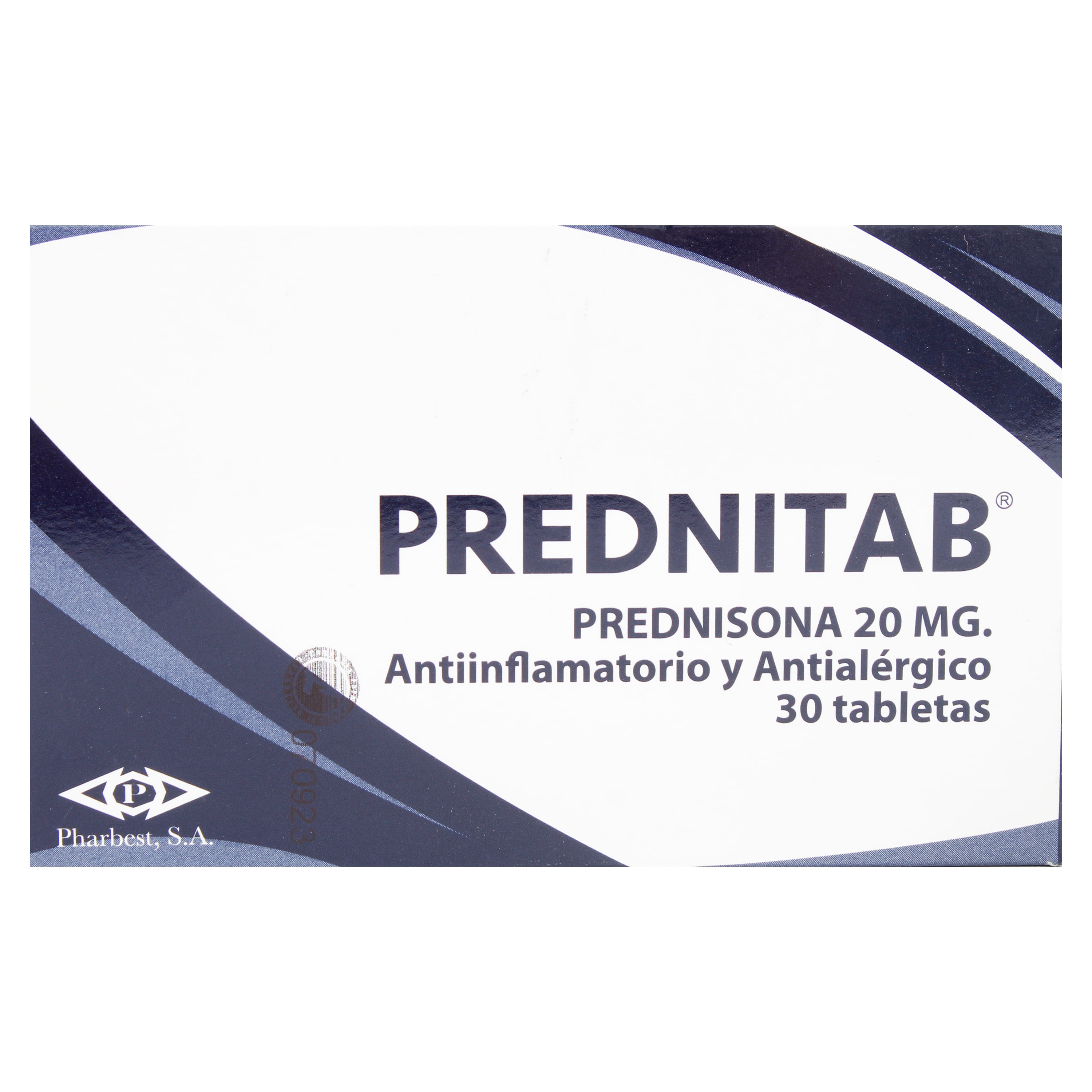Prednitab 20 mg 30 Tabletas Unidad Prednitab 20 Mg 30 Tabletas Ea