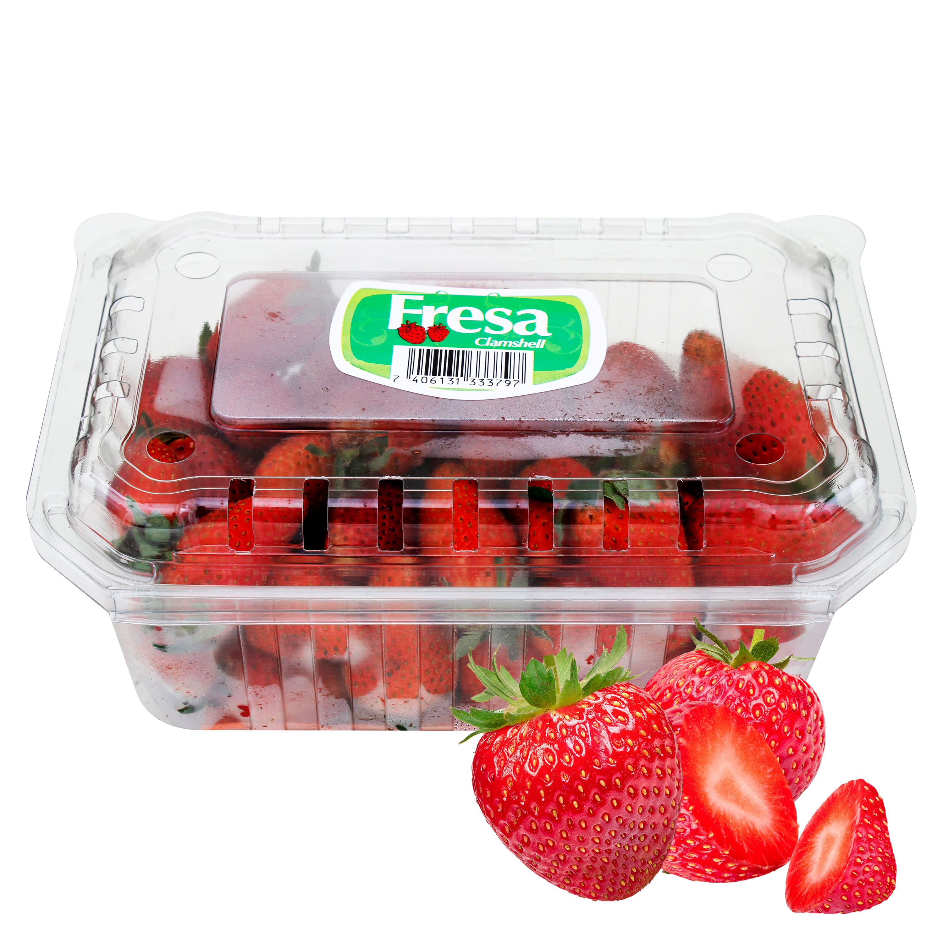 Fresa Clamshell - Precio Indicado por Bandeja