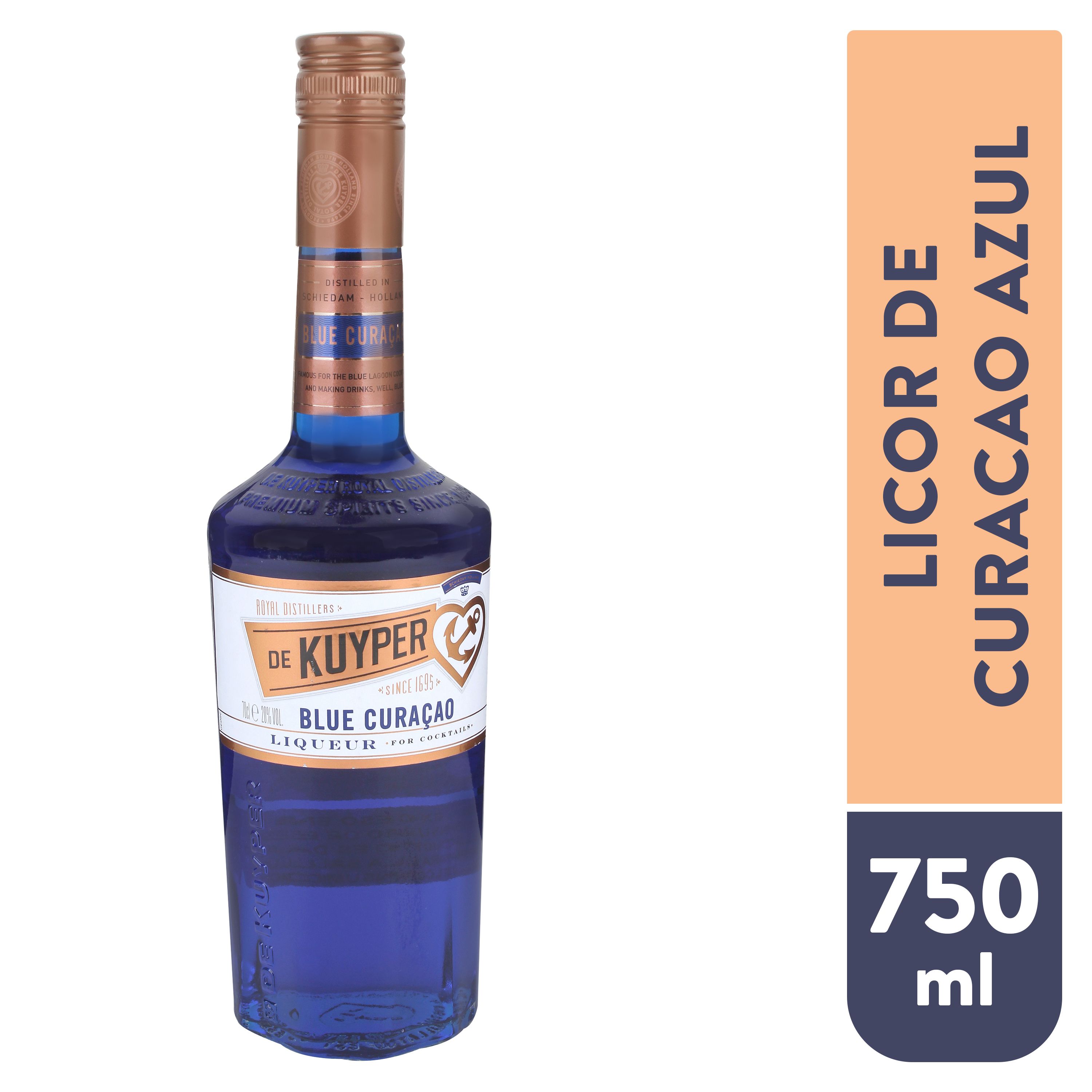 Licor De kuyper blue curaçao - 700 ml