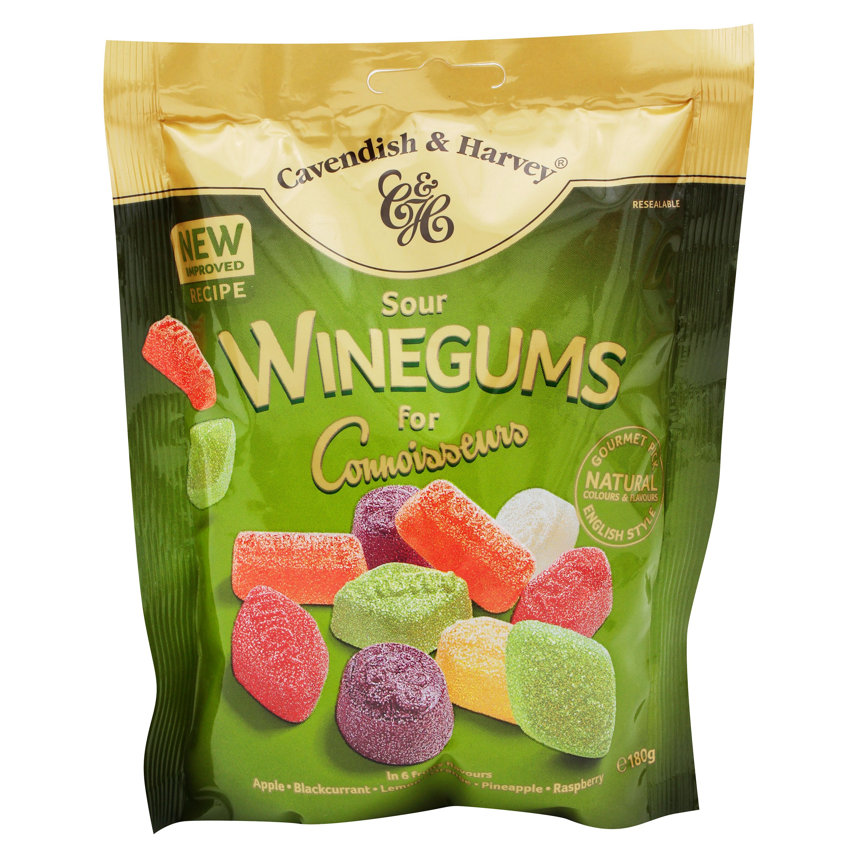 Gomitas Cavendish Acidas De Frutas - 180 g