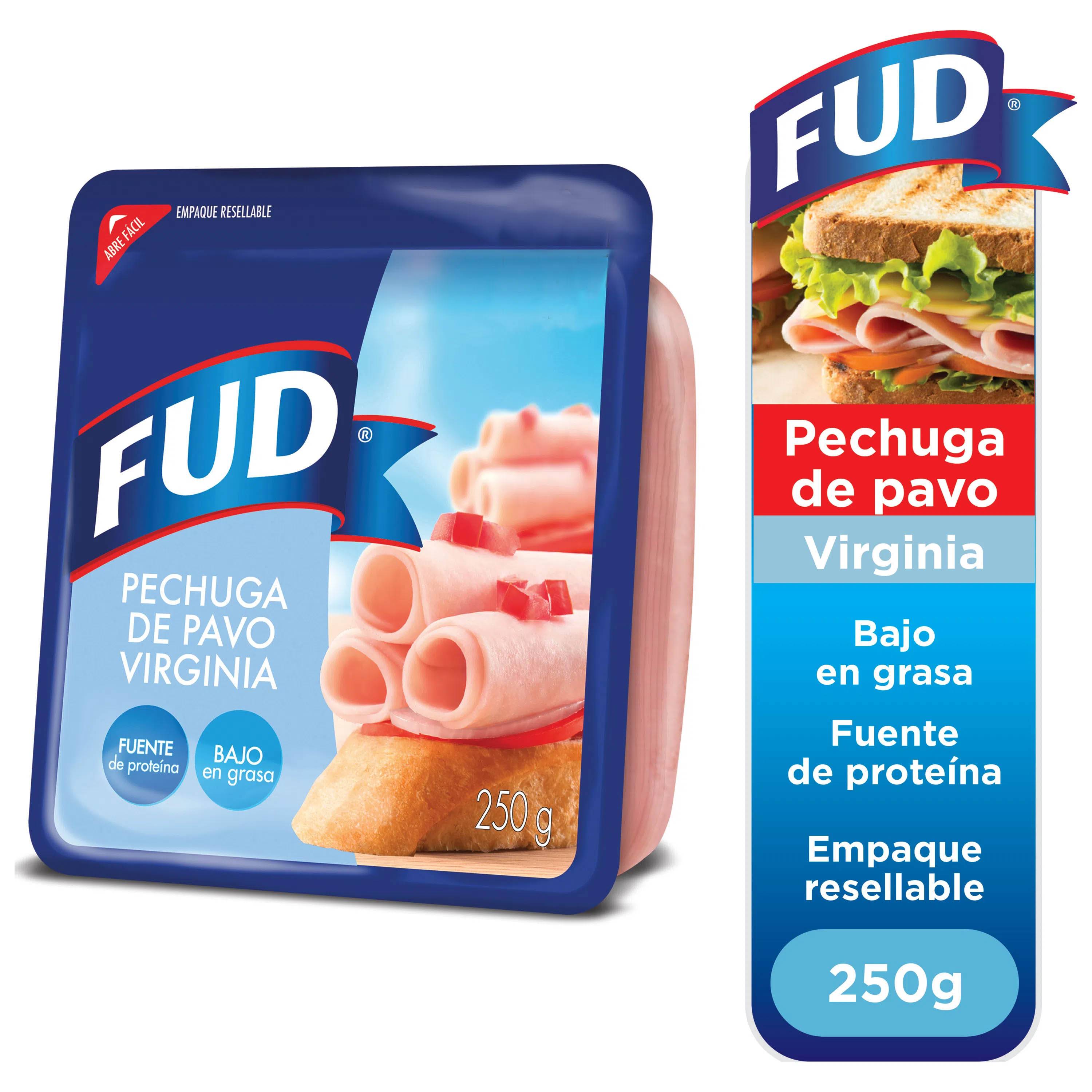 Jamón Fud Pechuga Pavo Virginia - 250 g