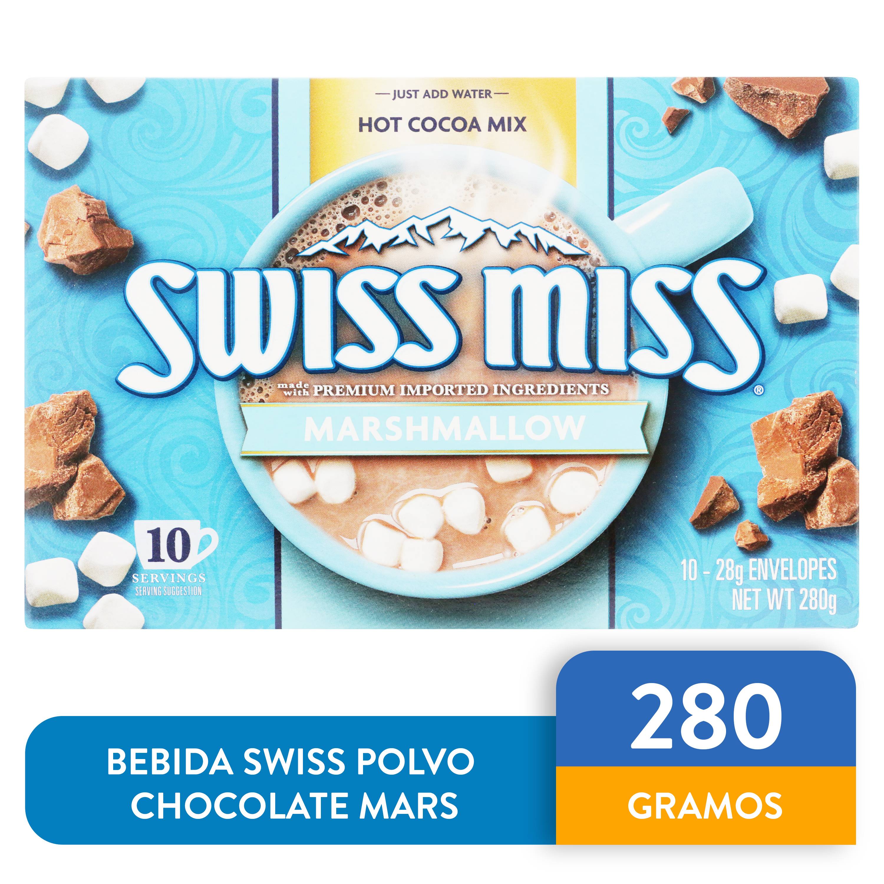 Bebida Swiss Miss en polvo chocolate con marshmallow - 280 g