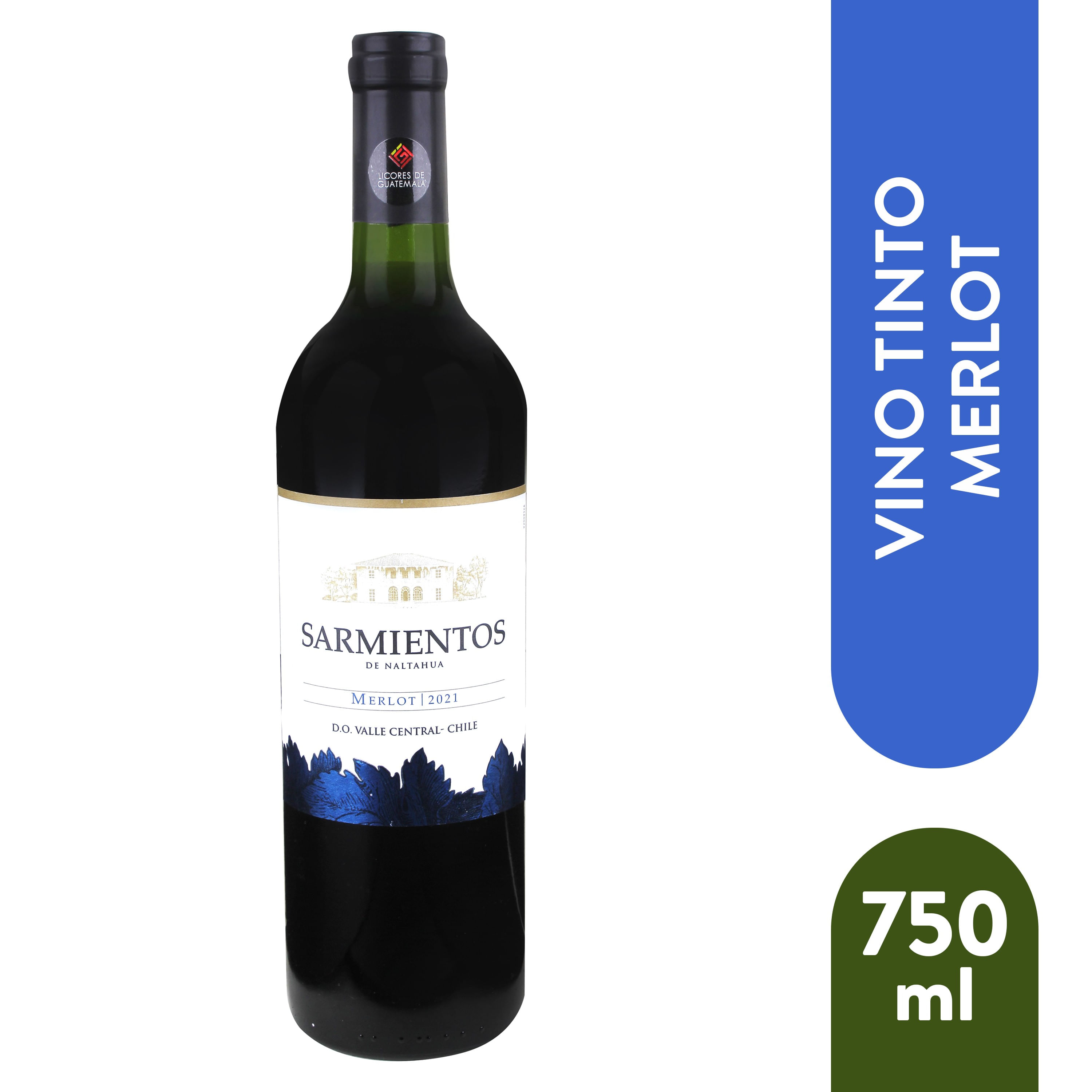 Vino Tinto Sarmientos Tarapacá Merlot - 750 ml