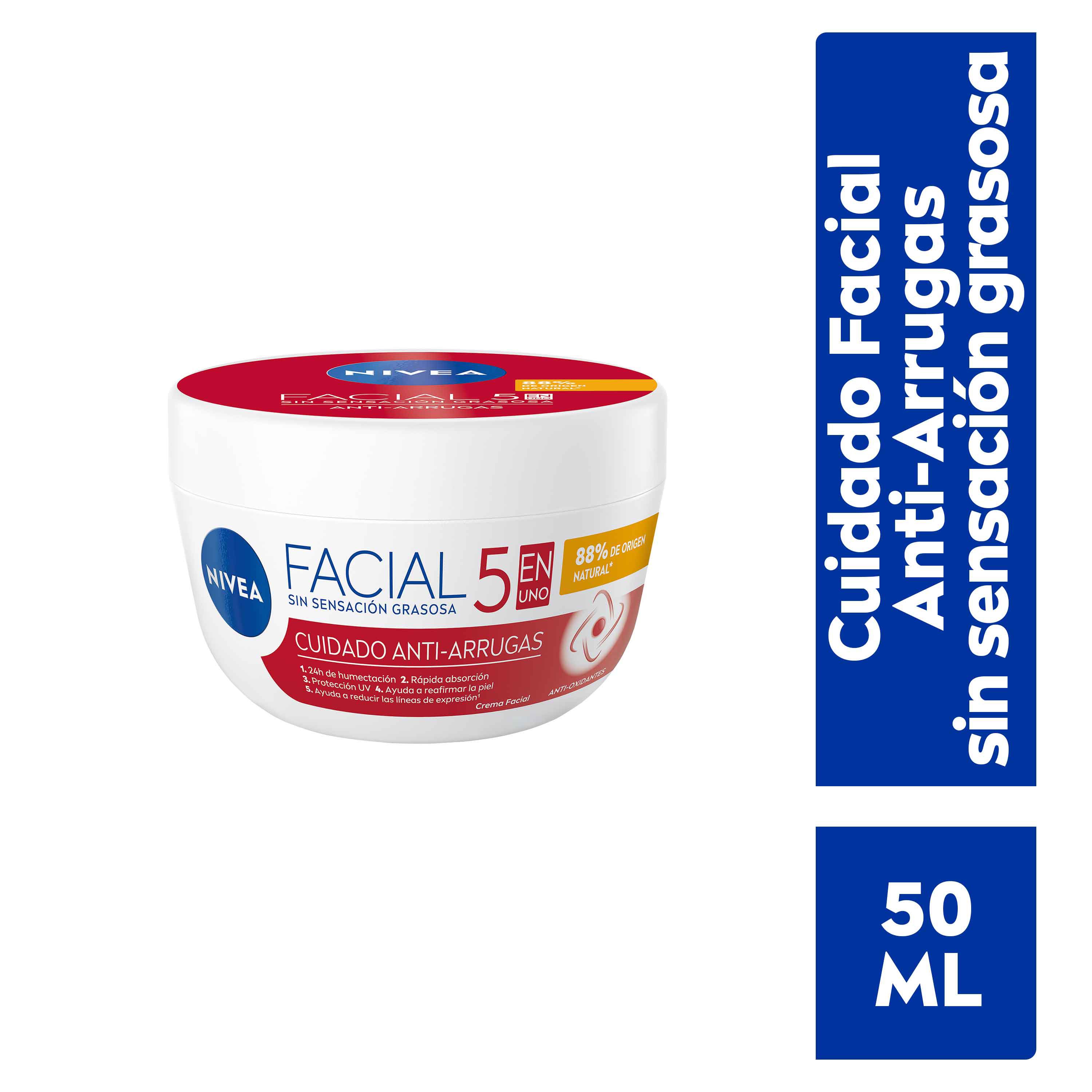 Crema Facial 5 En 1 Antiarrugas Nivea