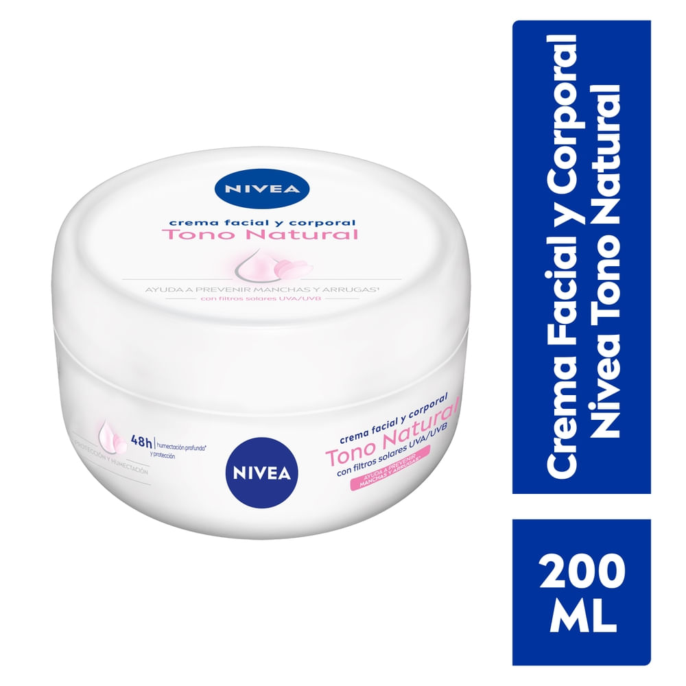 Crema Facial Aclarado Natural Todo Tipo Piel Nivea