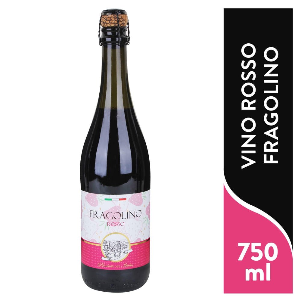 Vino Fragolino Rosso Espumante -570ml