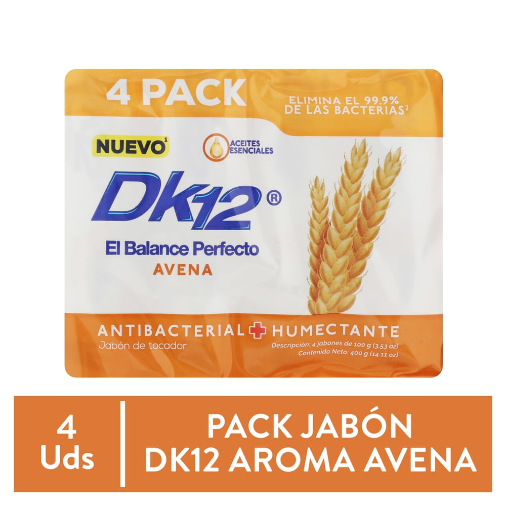 Jabón Dk12 de tocador avena - 400 g