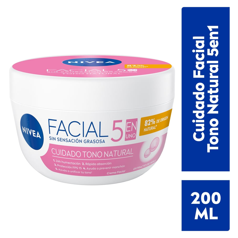 Crema Facial 5 en 1 Aclarado Natural Nivea
