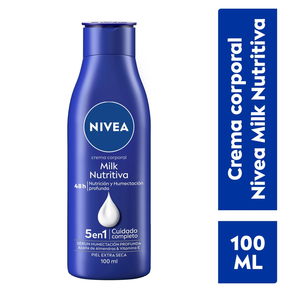 Crema Corporal Milk Nutritiva Piel Extra Seca Nivea