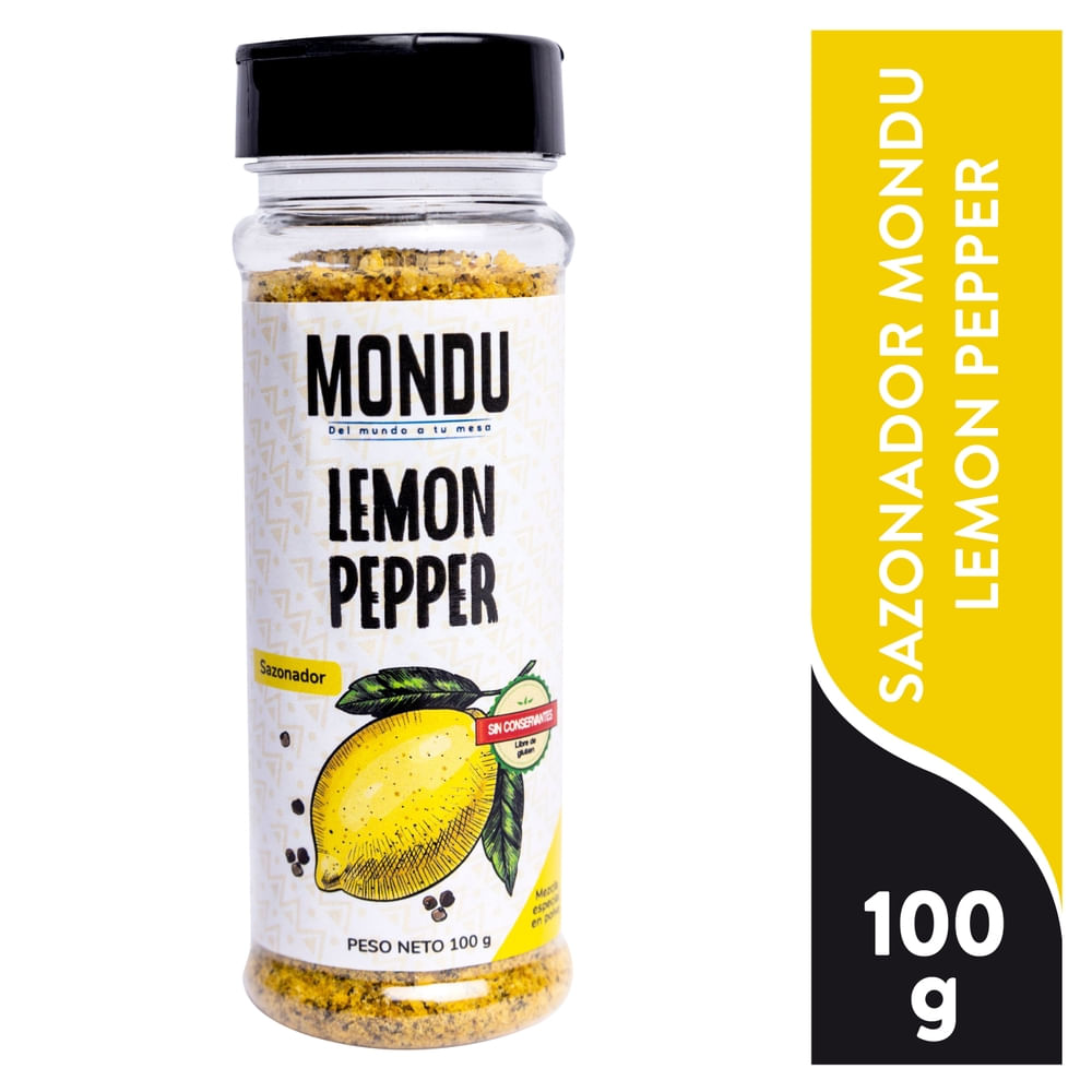 Sazonador Mondu lemon pepper -100g
