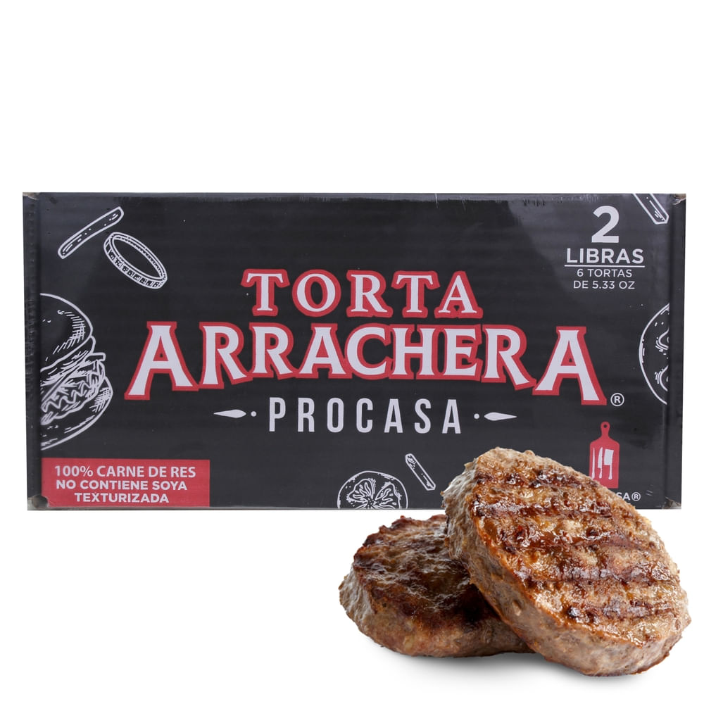 Torta arrachera Procasa congelada Uds - 2 lbs