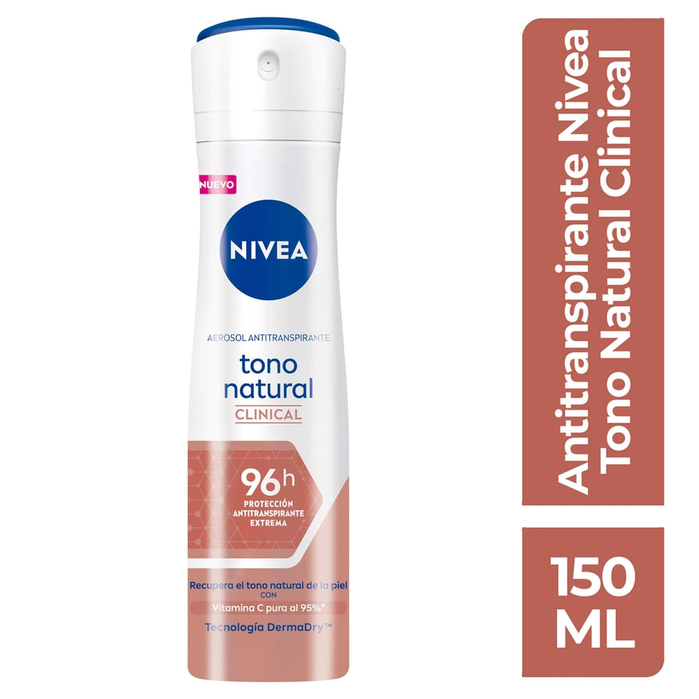 Desodorante Mujer Clinical Tono Natural Nivea Aerosol