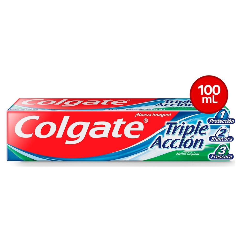 Crema Dental Triple Acción Menta Colgate