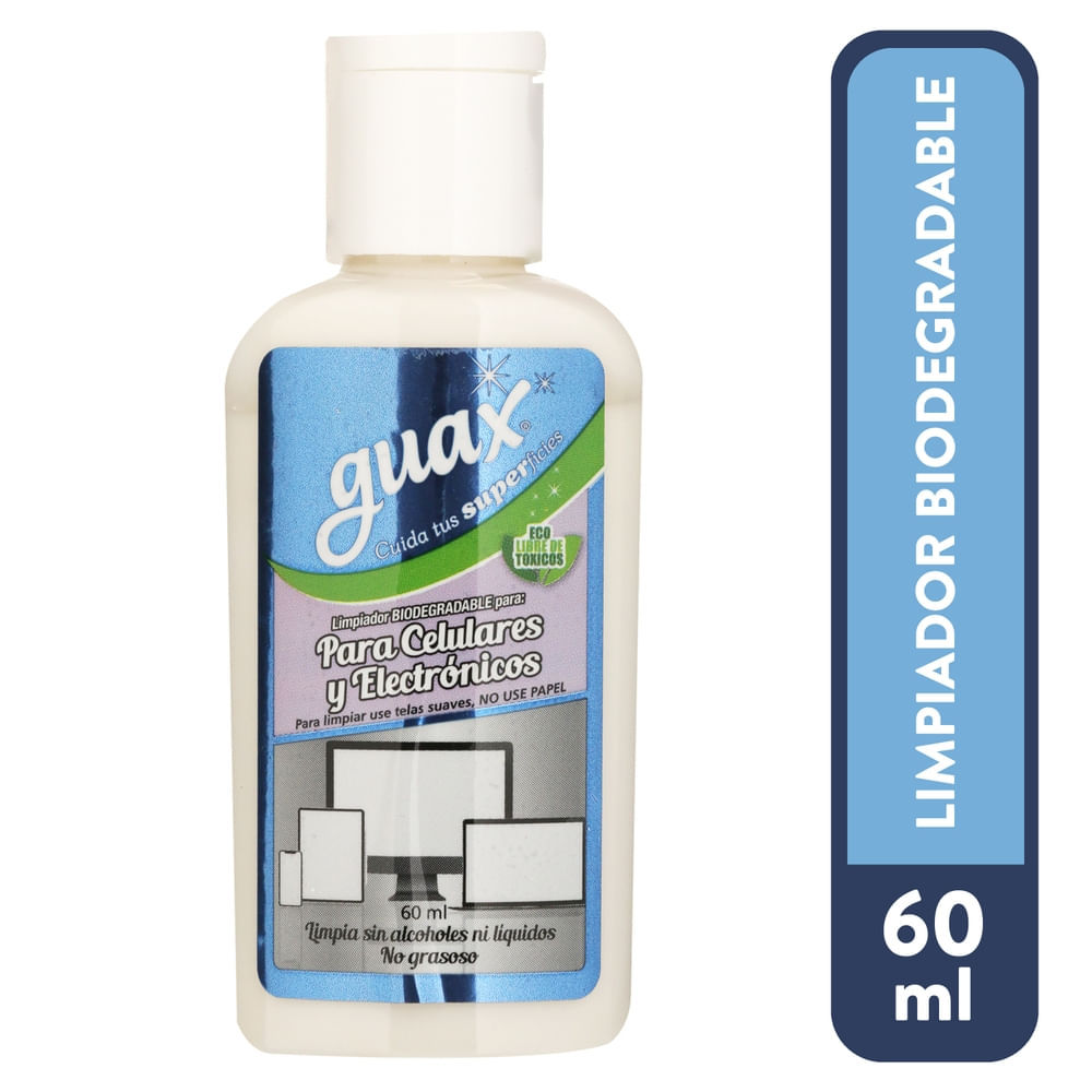 Limpiador Guax para celulares y electrónicos - 60 ml
