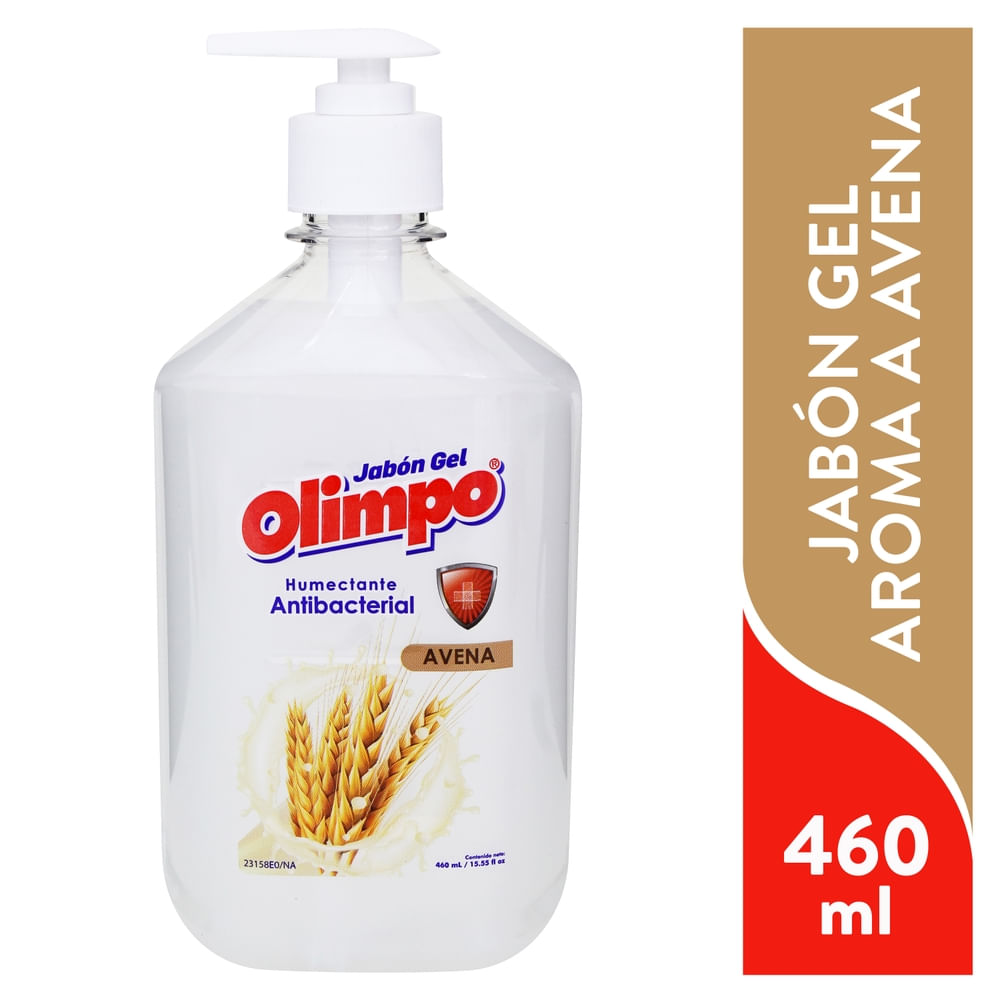Jabon Gel Olimpo Humectante antibacterial Avena - 460 ml