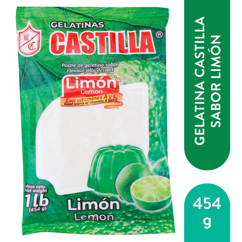 Gelatina Castilla Limon -454 g