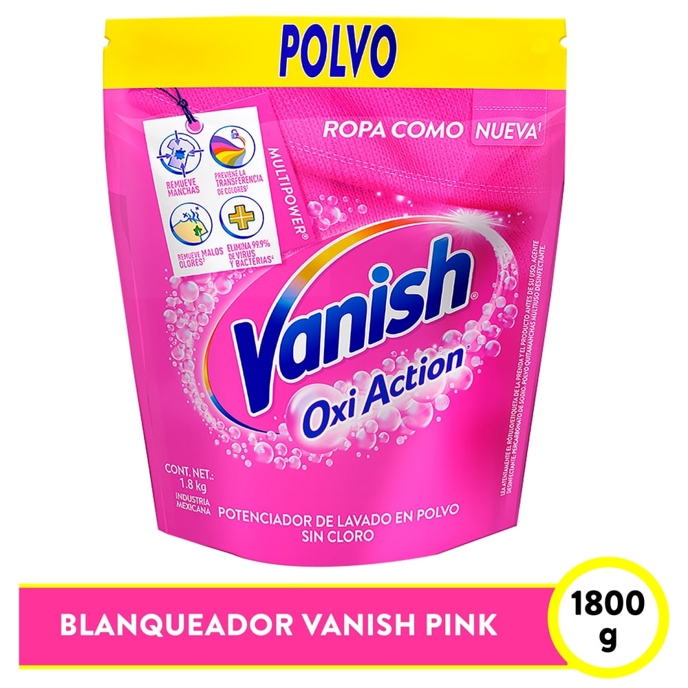 Quitamanchas Vanish polvo rosa - 1800 g