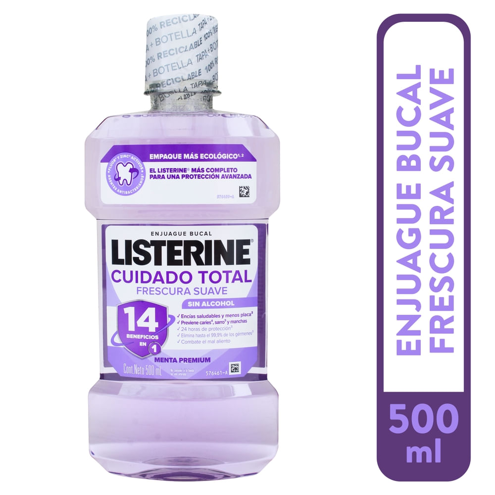Enjuague Cuidado Total 6 En 1 Listerine