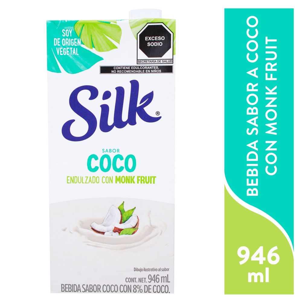 Bebida de Coco Silk Con Monkfruit - 946ml