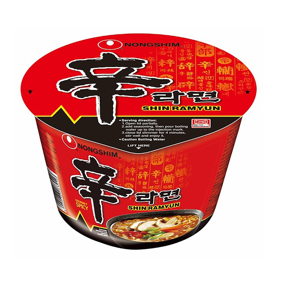 Sopa Instantánea Res Champiñón Picante Nongshim