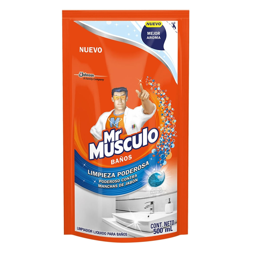 Limp Mr Musculo Bano 5En1 Doypack - 500ml
