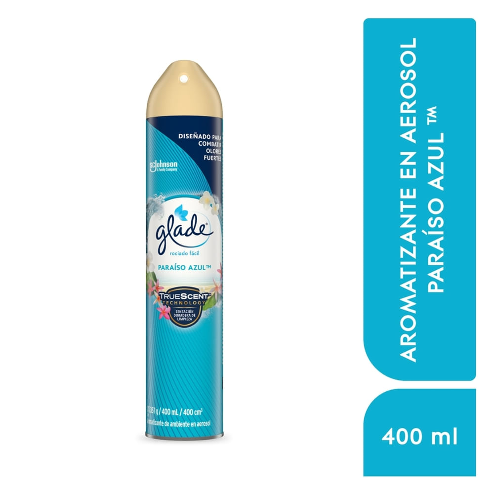 Aromatizante Paraíso Azul Glade Aerosol