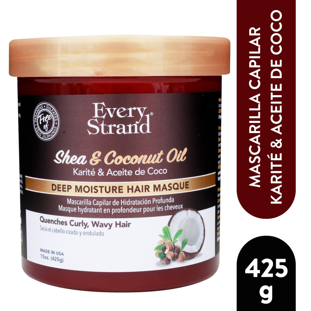 Crema Para Cabello Every Strand, Para Estilos Lisos Con Aceite De Aguacate y Manteca De Ca…