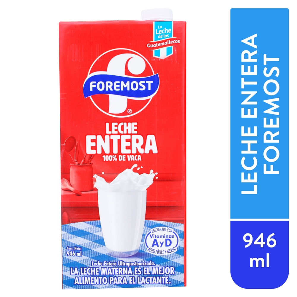 Leche UHT Entera Foremost