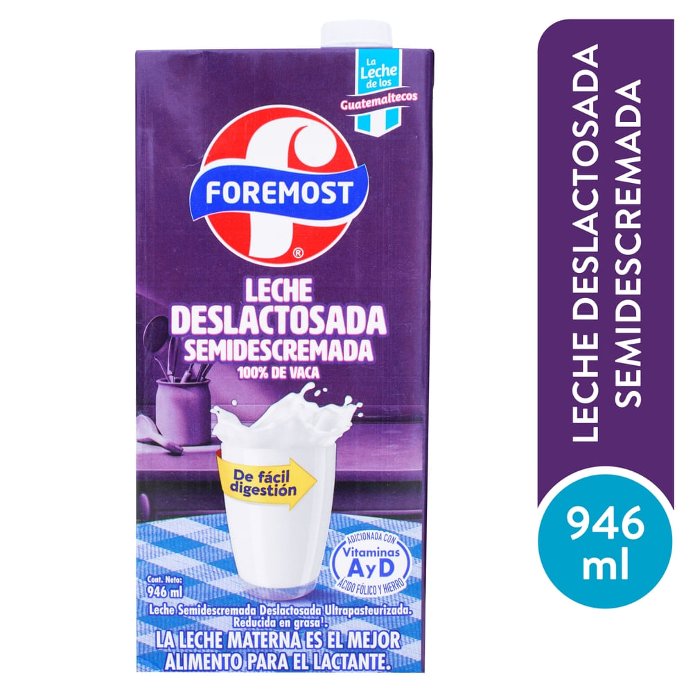 Leche Deslactosada Foremost