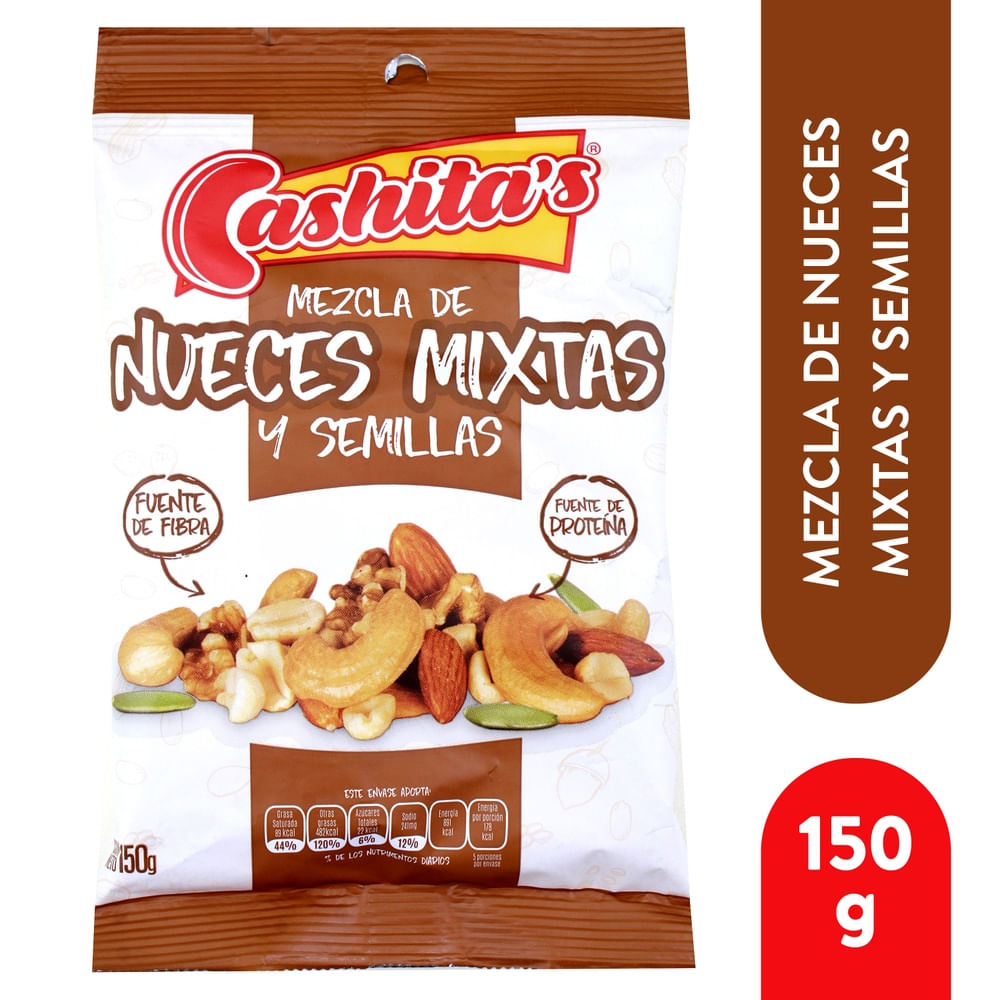 Nueces Mixtas y Semillas Cashitas