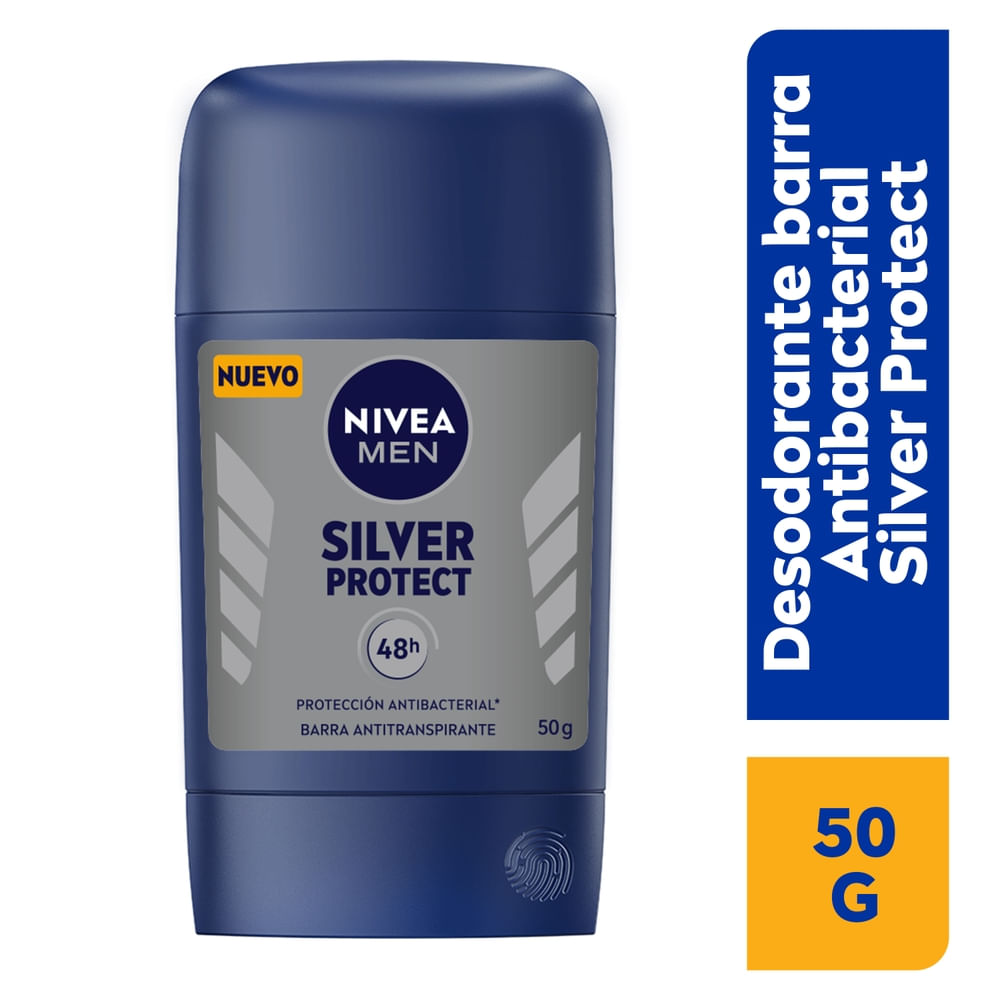 Desodorante Hombre Silver Protect Nivea Barra