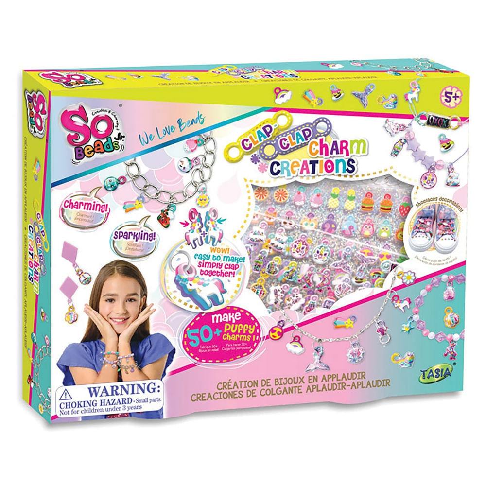 Joyería So Beads Jr hazlo tu mismo Joyería So Beads JR, clap clap charm