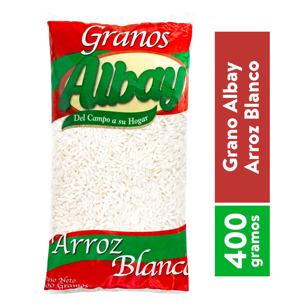 Arroz Albay Blanco Empaque - 400 g
