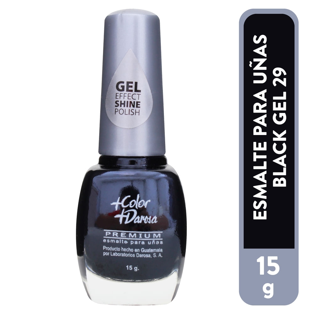 Esmalte Desi Gel No29 Black Gel