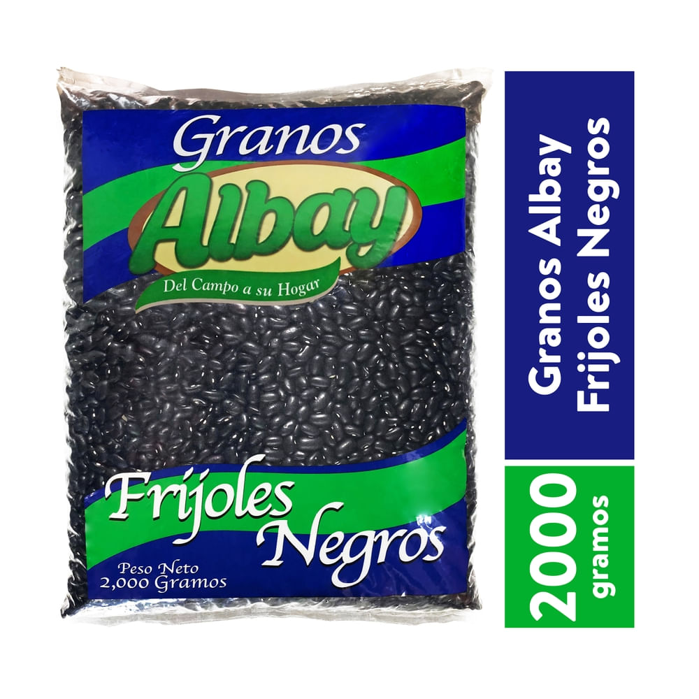 Frijol Alvay Negro Empaque - 2000 g