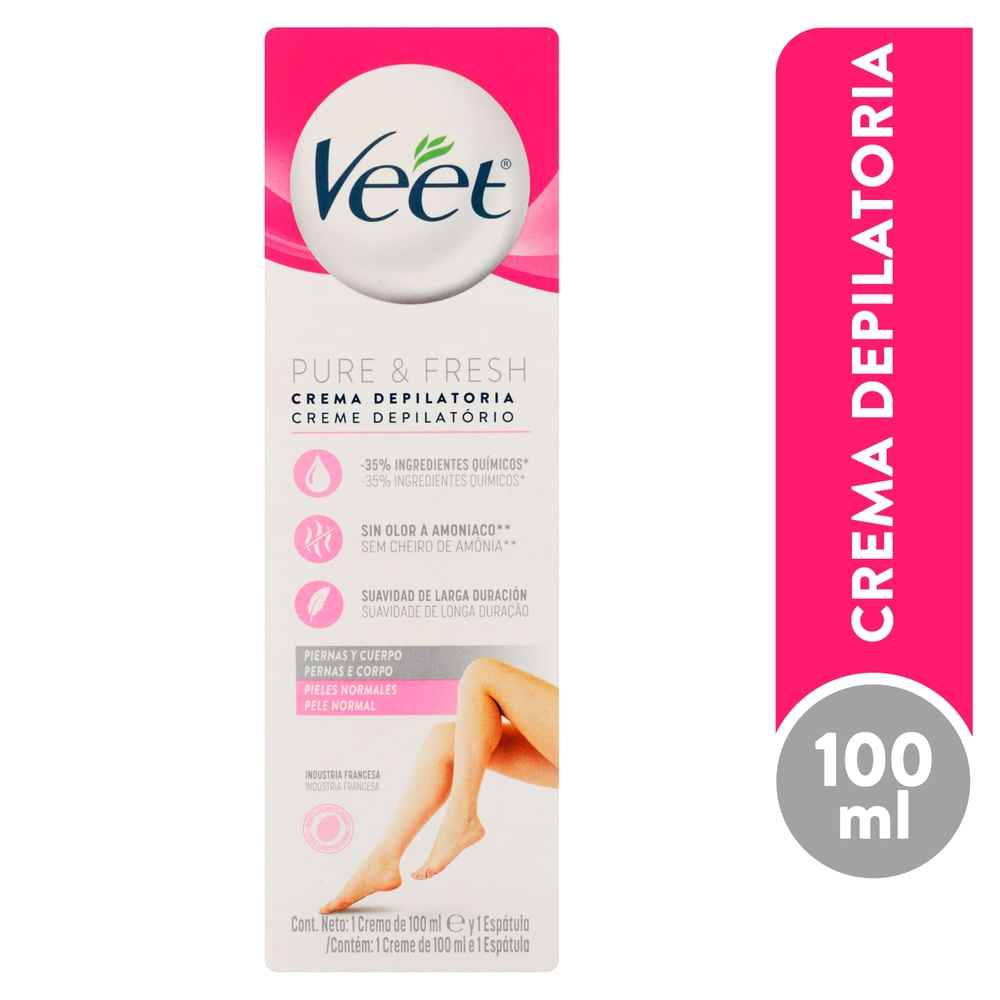 Crema Depiladora Pure & Fresh Veet