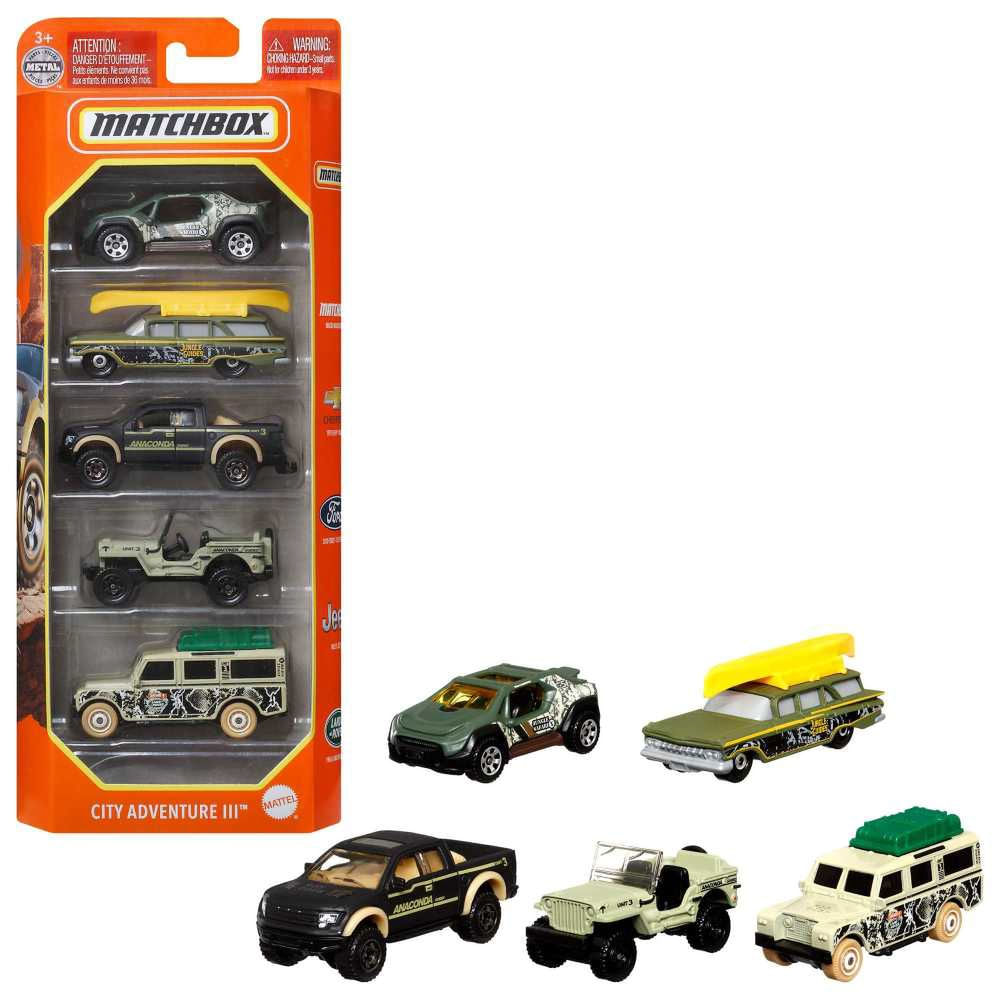 Vehiculos Matchbox city aventure