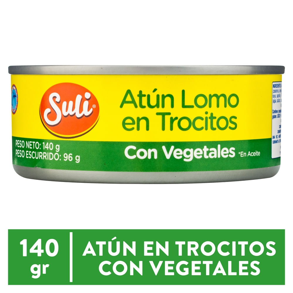 Atún Suli trocitos con vegetales - 140 g