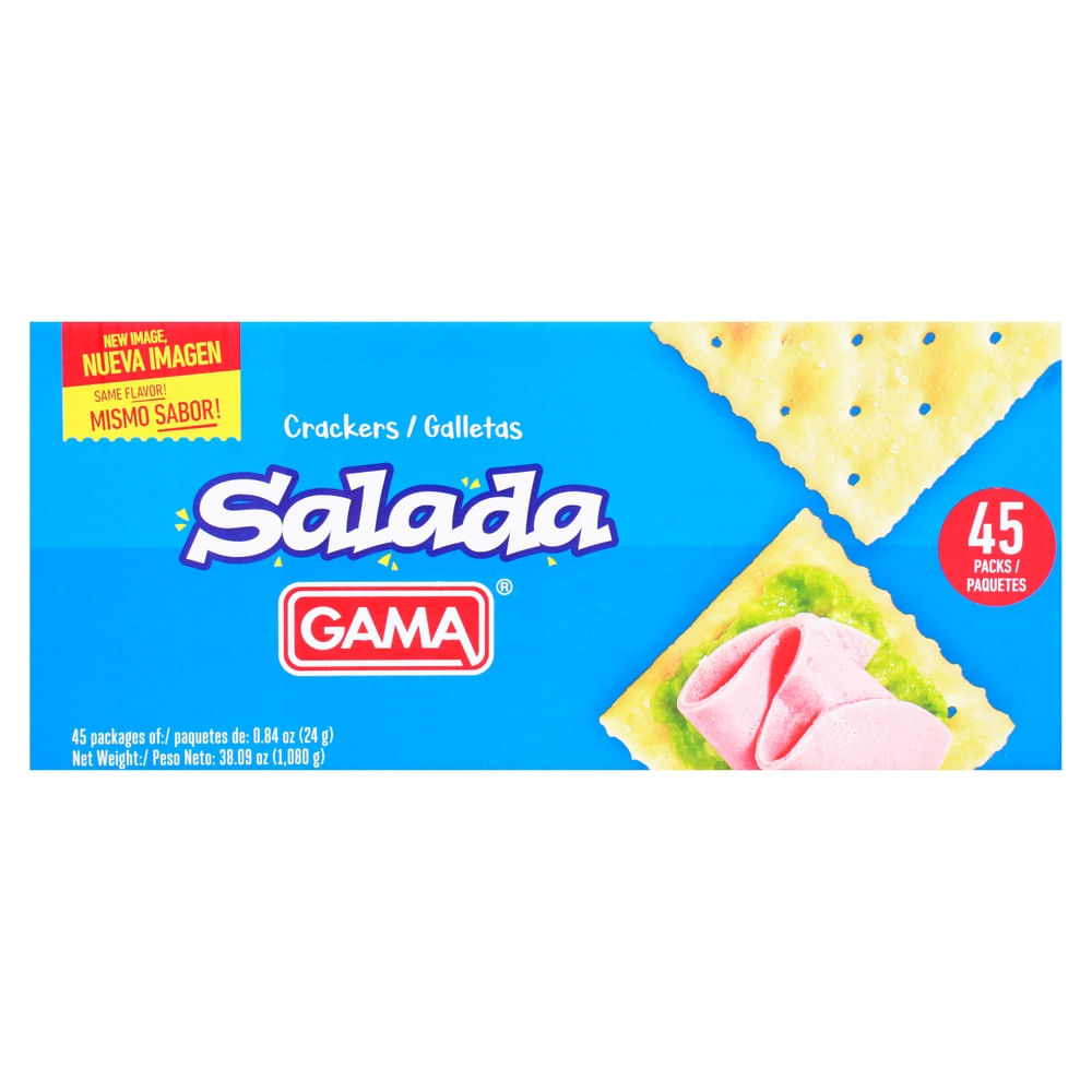 Galleta Gama Salada 45 Uds - 1080 g