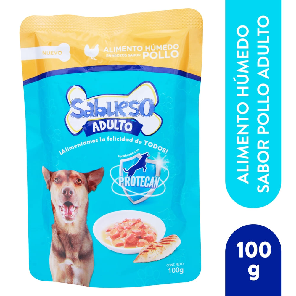 Alimento Húmedo Sabueso sabor Pollo - 100 g