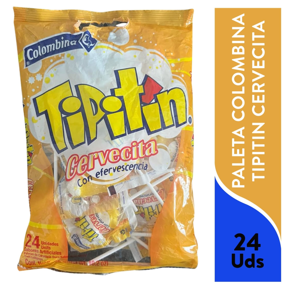 Paletas Colombina Tipitin Cervecita - 288 g