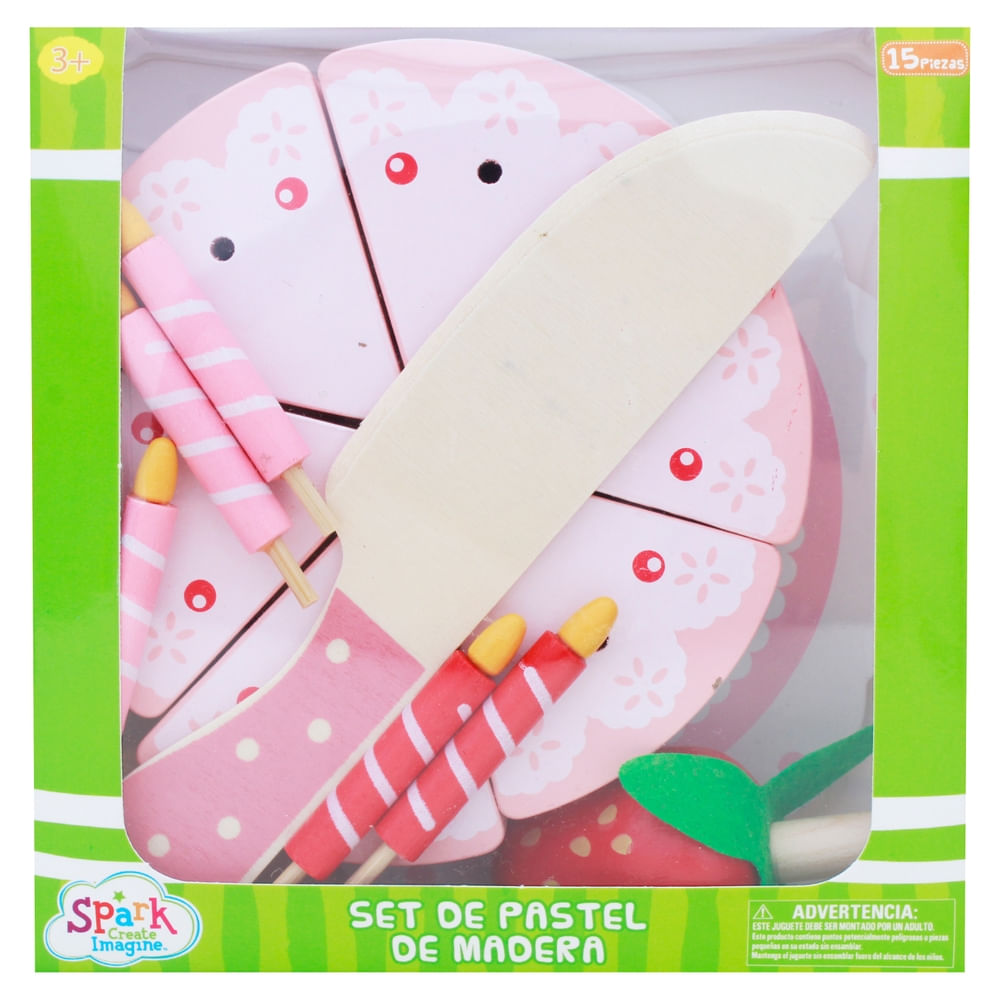 Set pastel Spark Create Imagine de madera