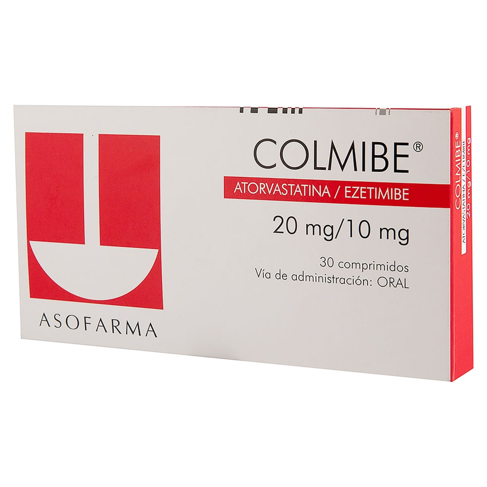 Colmibe 20 mg/10 mg caja 20 comprimidos - Precio indicado por caja