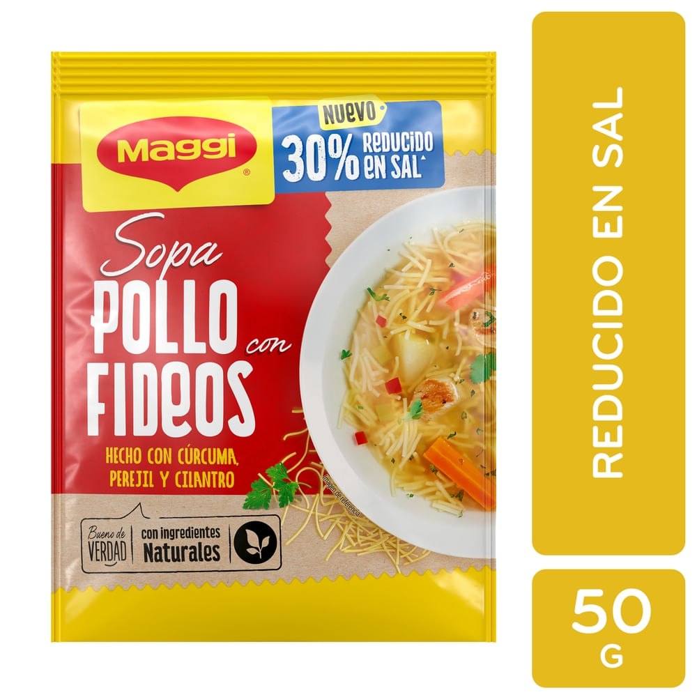 Sopa Pollo Fideos Maggi