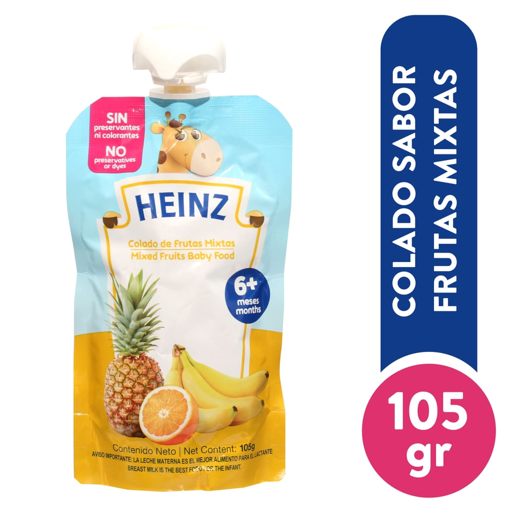 Compota Frutas Mixtas Heinz Pouch