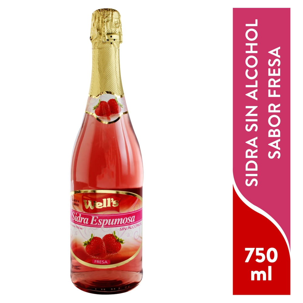Sidra S A Well S Fresa - 750 ml