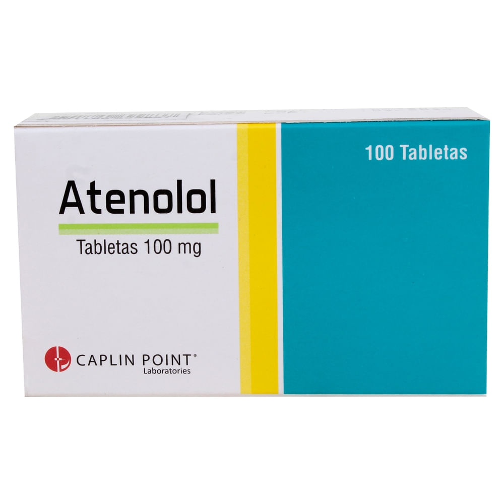 Atenolol de 100 mg - Precio indicado por tableta